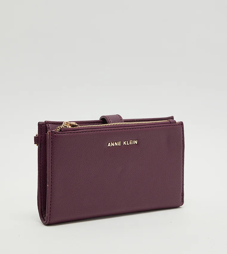 آن كلاين Anne Klein Textured Zippered Wallet